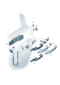 8YG837205-Handle, outer