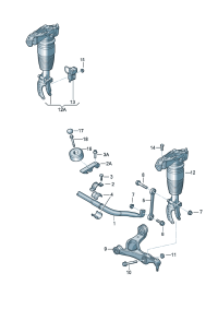 7L8616039G-Damper, air spring [Note] * * * * * * Pay attention to the repair manual