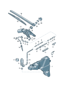 80A955711A-Motor, wiper