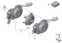 61319164418-SWITCH-STRNG COLOUMN-E46