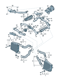 4N0145805Q-INTERCOOLER -W204/W212
