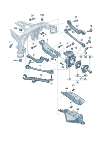 4N0505311J-TRACK CNTRL ARM FRT RH AUDI-Q7
