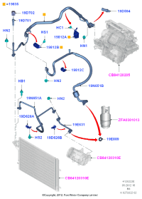 AV6119812AB-Bracket (DURATEC DI TI-VCT (160 PS)