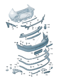 3D5807393D-GUIDE PIECE/RH/ VW / PASSAT