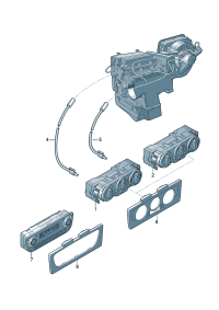 6RD819039A-Regulator, fresh air & warm air Baffle plate  For strap tone Models of air conditioner unit