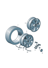 180601025AJ-Wheel rim-aluminium alloy