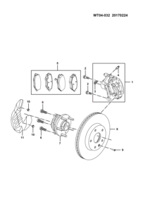 24566099-CALIPER KIT-FR BRAKE,LH