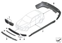 51117347669-Grille assy-trim fr