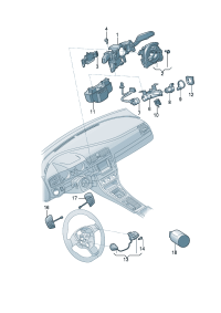 5Q0953502E-Switch, steering