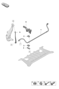 9J1411025A-Bar, stabilizer Deprecated parts