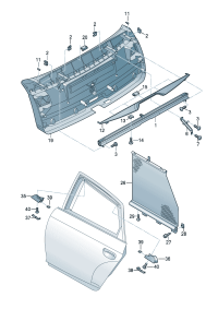 4L0861325CEXU-Glass-back window Roller shutter