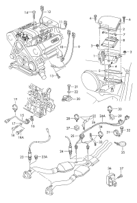 8D1907355B-Housing, control unit