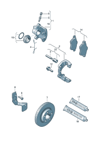 4B0615123-Housing assy-caliper