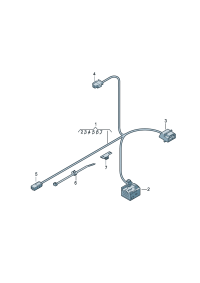 80A971679-Harness, for instrument panel Illumination