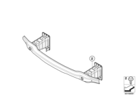 51117165458-REINFORCEMENT-FR BUMPER/X3-06