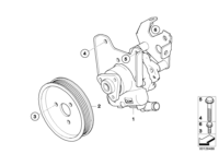 32416766071-STEERING PUMP HYDL-3(E90)