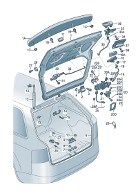 4B9827552N-GAS SPRING VW TIGUAN