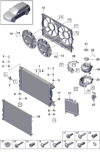 95812121801-RADIATOR VW-BORA/AUDI/SKODA