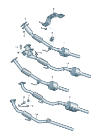 6Q0253059KG-Pipe-exhaust Complete: