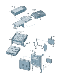 4L0035223J-Amplifier For w/bosch audio system The model of   D-07.11.2011 -28.05.2012