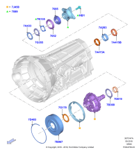 HL3Z7G355A-Bearing assy-drive pinion, F-150