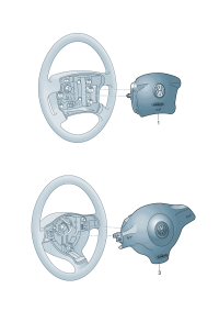 1JD880201A-Unit assy-steering wheel air bag