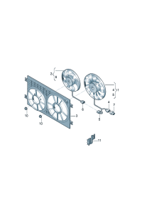 1TD959455D-Fan, radiator  Porsche panamera: