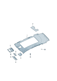 2GG867501H2IC-Roof-molding (ivory)