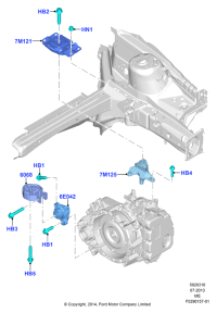BV6Z6E042C-BRACKET,HARNESS