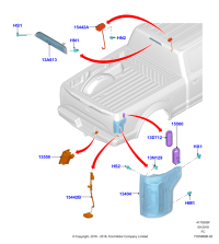 HL3Z13404B-lamp assy