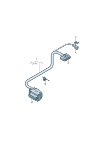 19D972297-Cord, adapter KESSY antenna Permission to start)   D  -10.08.2020