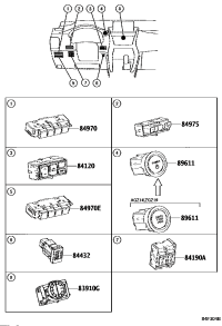 8497078190-SWITCH ASSY