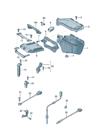 8KD907355B-Housing, control unit Note OT-instructions:  D-09.03.2015