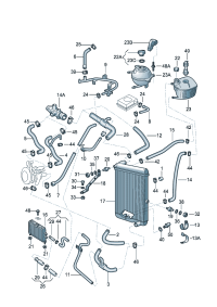 377121101C-RADIATOR HOSE W124/E200/E220