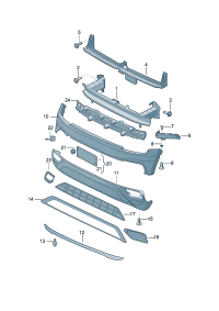 3CG807109A-Reinf, Mounting bumper  Bumper   D  -28.06.2020