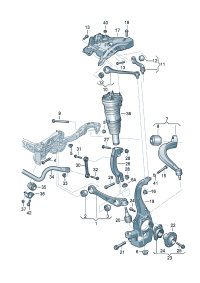 4H0407151C-PORSCHE MACAN CONTROL ARM-LH