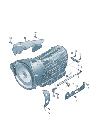 7P0301327H-FOOTREST ASSY