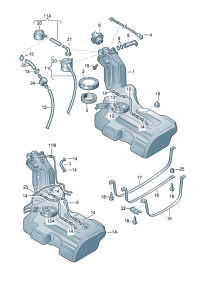 3BD201075A-Filler neck Tank, fuel (26mm)   D  -27.08.2010