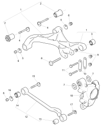 3Y0505323C-TRACK CNTRL ARM FRT RH AUDI-Q7