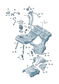 4N0201060CK-FUEL TANK COMPL