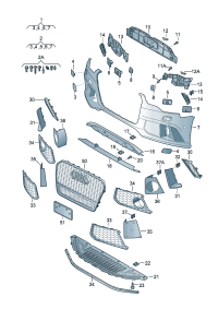 4G0807065AL-COVER ASSY, PLASTIC