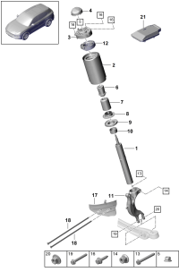 958412109A-FRONT SHOCK MOUNTING