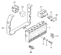 171919505A-Relay Relay position: For radiator ventilator: