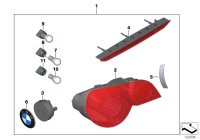 63217165727-Taillight, turn signal weiss