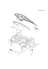 42722777-HINGE COMP L,HOOD