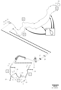 32226282-RADIATOR HOSE W124/E200/E220