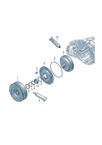 0B5323259G-Cover, transaxle housing Porsche panamera: Pay attention to the repair manual