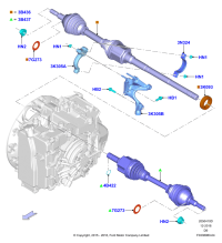 DG9Z7G273B-Washer & thrust rh