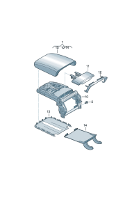 5KD864207ZVU-Armrest (ti black)