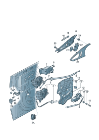 8J1837015E-AUDI TT MK2 WINDOW MECHANISM